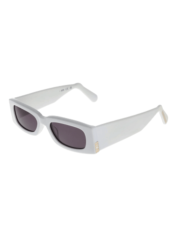 GCDS Unisex Sonnenbrillen Rechteck Weiß
