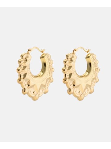 Vanlere Creolen aus 375 Gelbgold