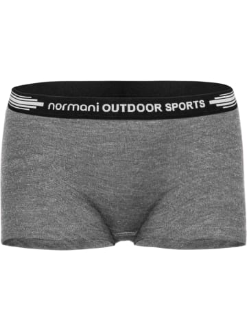 Normani Outdoor Sports Damen Merino Boxershorts Morwell in Grau