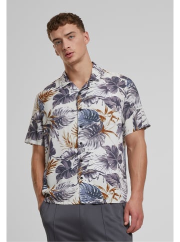 Urban Classics Urban Classics Herren Viscose AOP Resort Shirt in blueleaves