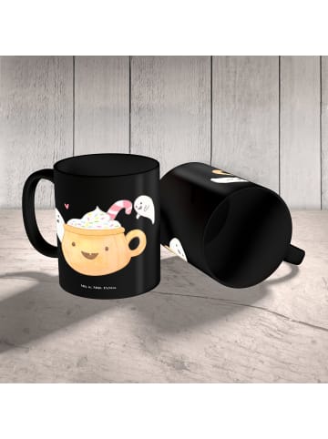 Mr. & Mrs. Panda Kaffeebecher Kaffee Gespenst ohne Spruch in Schwarz