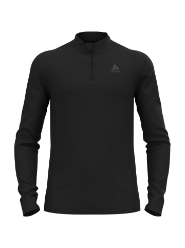 Odlo BL TOP turtle neck l/s half zi in Schwarz013