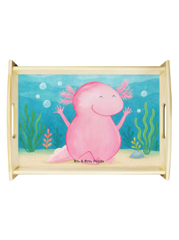 Mr. & Mrs. Panda Tablett Axolotl Hurra Design ohne Spruch in Weiß