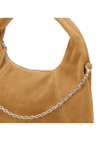 Les Visionnaires Jade Cozy Chain Schultertasche Leder 38 cm in soft tan