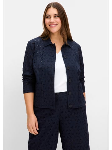 sheego Blazer in tiefblau