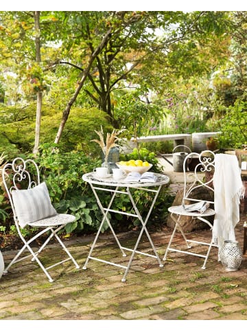 Beliani 2er-Set Esszimmerstuhl TRIESTE in Beige