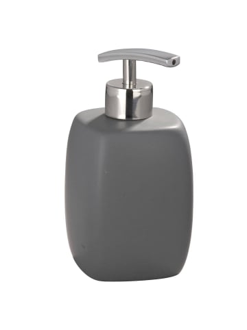 Wenko Keramikseifenspender FARO in Grau, (B) 8 x (H) 15 x (L) 8 cm