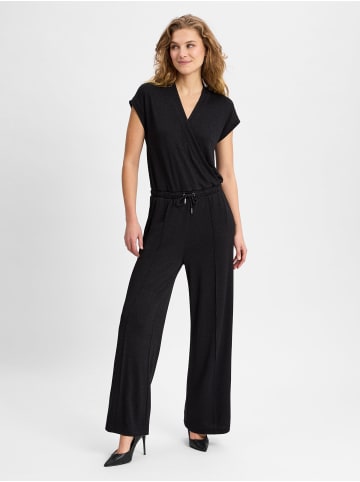 comma Jumpsuit in schwarz silber