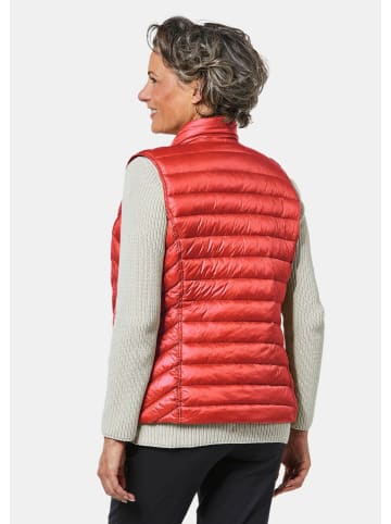 GOLDNER Kurzgröße:  Figurschmeichelnde Weste mit leichter Wattierung in rot