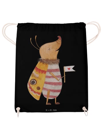 Mr. & Mrs. Panda Beutel Nachtfalter Fähnchen ohne Spruch in Schwarz