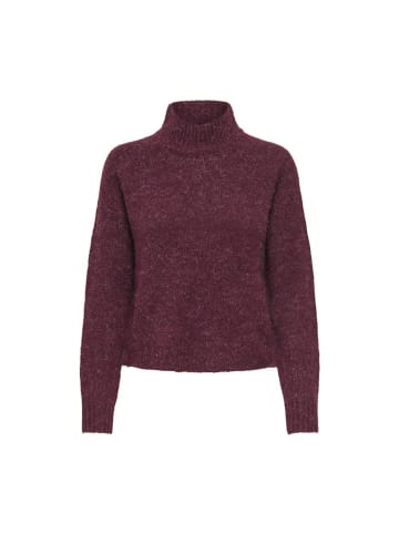 JDY Pullover in maroon banner