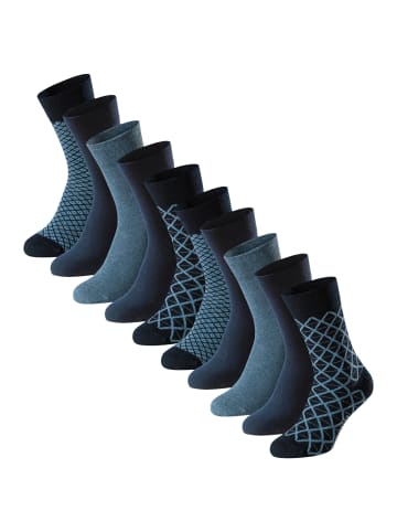 Schiesser Socken Bluebird in Blau / dunkelblau