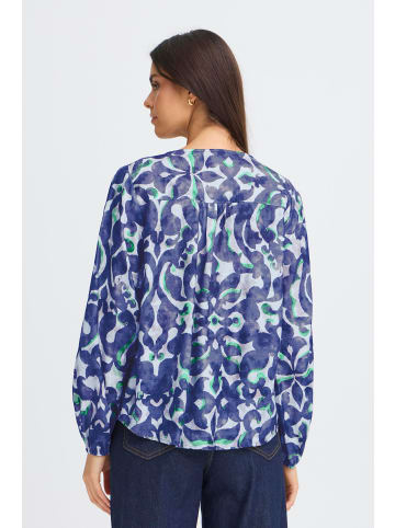 Fransa Langarm FRARIANA Regular fit in BOHO BLOOM NAVY/GREEN