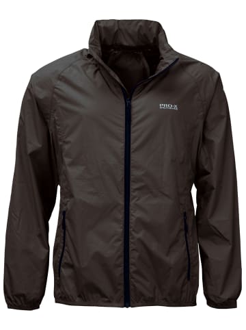 PRO-X elements Bike Regenjacke "PACKABLE" in Anthrazit