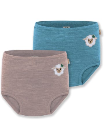 Normani Outdoor Sports 2er Pack Baby Merino Windelhose Tokoroa in Blau/Rosa