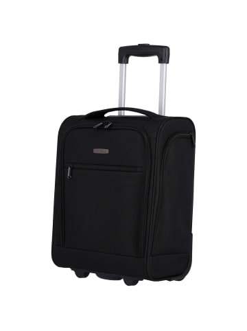 travelite Cabin Underseater - 2-Rollen-Kabinentrolley XS 43 cm (petrol) in schwarz