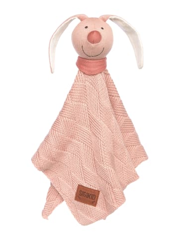 Sigikid Strick-Schnuffeltuch Knitted Love in rosa