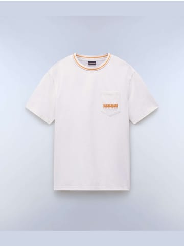Napapijri T-Shirt "S-Murlo Ss" in Weiß