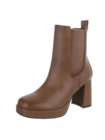 Ital-Design High Heel in Hellbraun