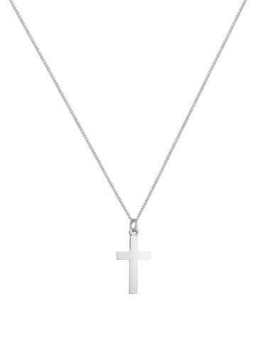 Elli Halskette 925 Sterling Silber Kreuz in Silber