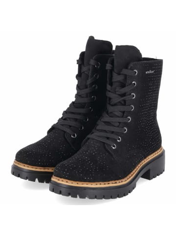 rieker Schnürboots in schwarz
