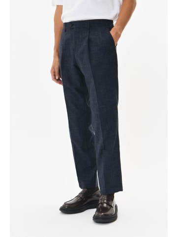 Matinique Pants Suiting MAweller Gerade Passform in Dark Navy Melange