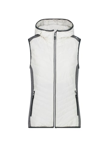 cmp Weste/Outdoorweste WOMAN VEST HYBRID FIX in Weiß