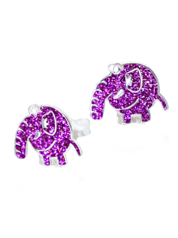 schmuck23 Silber-Ohrringe Elefant 0,7 cm x 0,8 cm