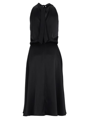 Vera Mont Cocktailkleid mit Stehkragen in Schwarz