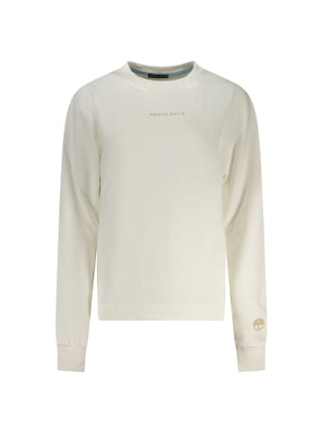 North Sails Weißes Baumwoll-Sweatshirt
