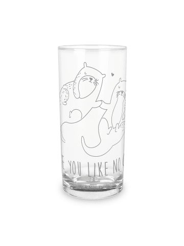 Mr. & Mrs. Panda Glas Otter Hände halten mit Spruch in Transparent
