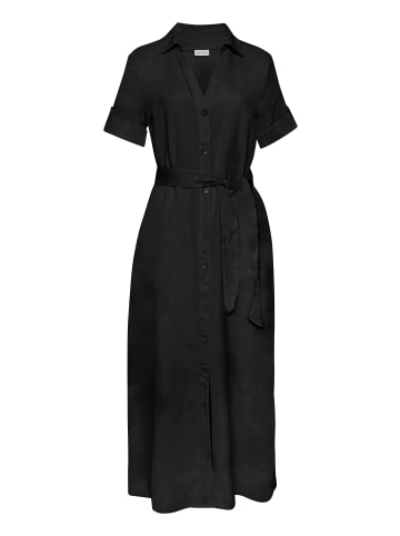 LASCANA Hemdblusenkleid in schwarz