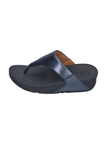 fitflop Zehentrenner LULU LEATHER TOE POST in blau
