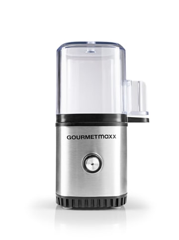 Gourmet Maxx Eierkocher für 1 Ei 70W Edelstahl/schwarz Silberfarben