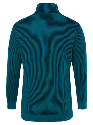 Men Plus Pullover in lagunen grün