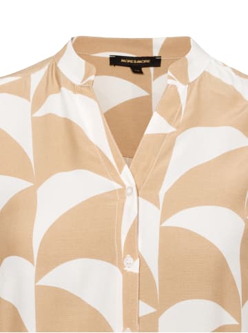 More & More Bluse in beige weiß