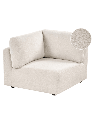 Beliani 3-tlg Sofaelement KIVVIK in Weiß
