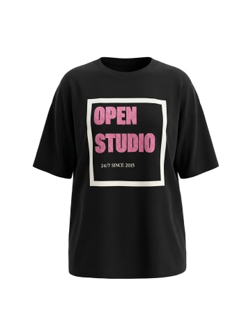 Studio Untold Shirt in schwarz