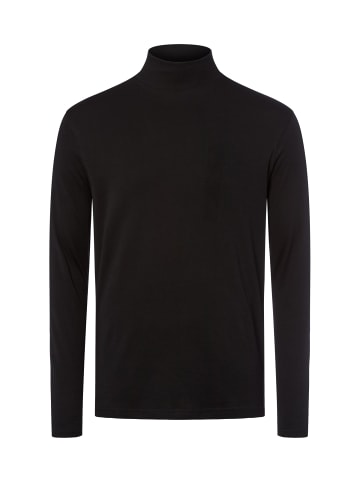 Finshley & Harding Langarmshirt in schwarz