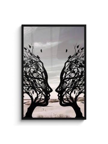 MuchoWow Poster mit Leiste Gesichtsbaum  (BxH)