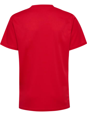 Hummel Hummel T-Shirt Hmlessential Multisport Kinder Atmungsaktiv Schnelltrocknend in TRUE RED