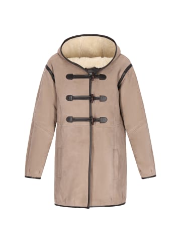 DreiMaster Women Coat in light beige brown
