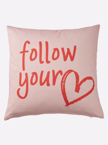 Heine Kissenhülle in rosa-bedruckt