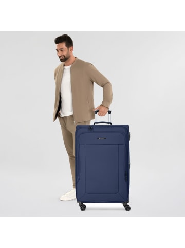 Franky Melbourne 3.0 4-Rollen Trolley 79 cm mit Dehnfalte in dark blue