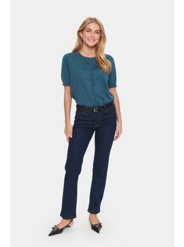 SAINT TROPEZ Strickjacke MilaSZ Gerade Passform in Stargazer Melange