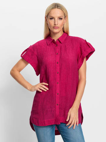 Heine Leinenbluse in pink