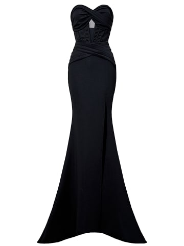 Moda Minx Abendkleid Daisy Long Slit Dress in black