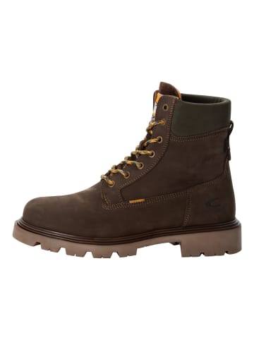 Camel Active Hoher Winterboot aus echtem Leder in Dunkelbraun