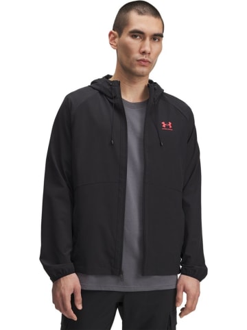 Under Armour Softshelljacke "Vibe Woven Jacke" in Schwarz