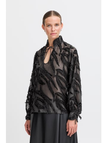 b. young Langarm-Bluse BYHALLIE Oversize fit in Black